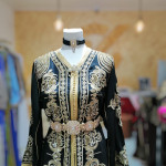 Royal Ebony Elegance Caftan