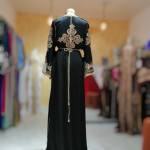 Royal Ebony Elegance Caftan